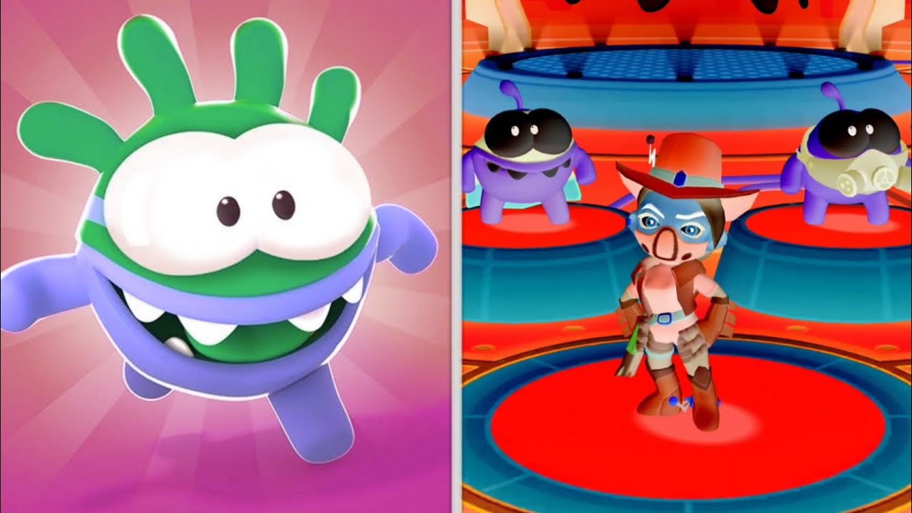 Om Nom Run 🐻 vs Reverse Colour Run gameplay  walkthrough , iOS Android New Update ( part : 1662 )
