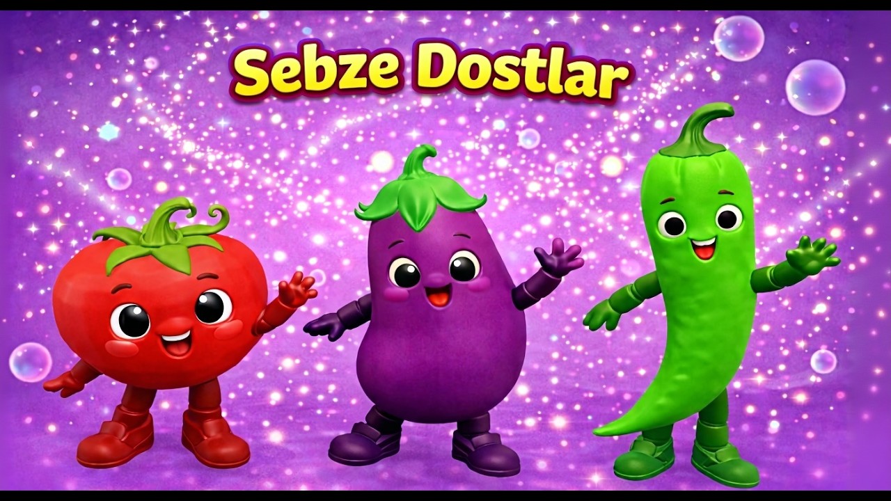 SEBZELERİ ÖĞRENİYORUM - DOMATES, BİBER, PATLICAN