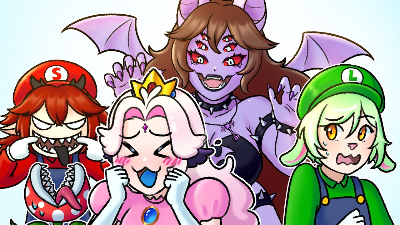 Mario 64 mas são os PERSONAGENS DO CANAL........