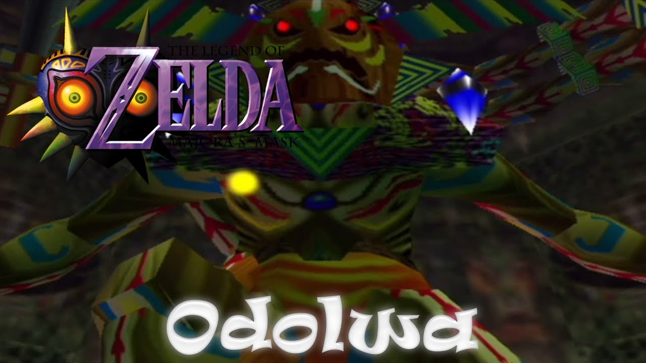 Majora's Mask - Woodfall Temple Boss - Odolwa