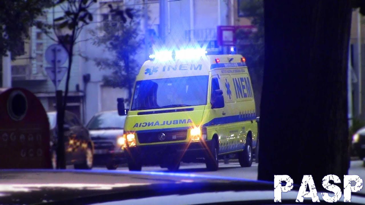 Compilation of portuguese emergency vehicles (INEM, Polícia, Bombeiros, Ambulância) #2