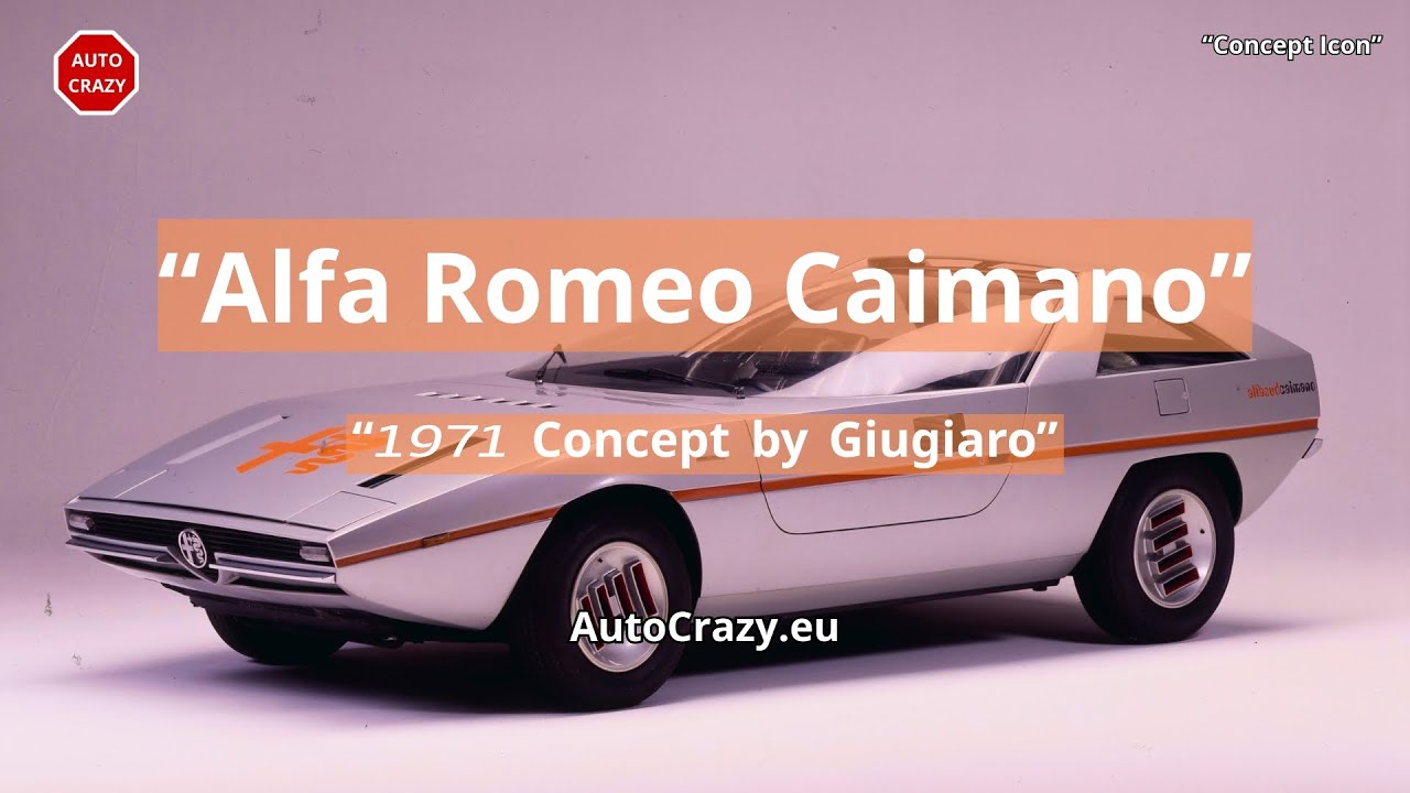 Alfa Romeo Caimano Concept | Giugiaro&rsquo;s Futuristic 1971 Dream