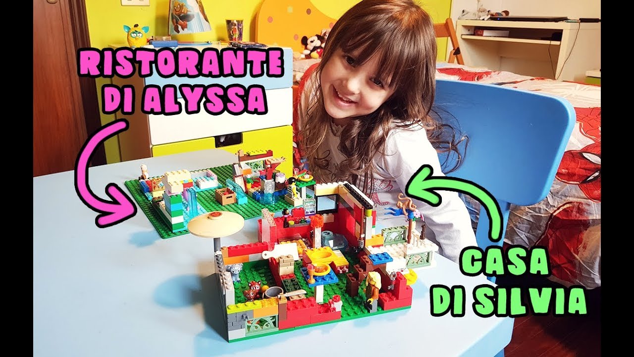 Il ristorante di Alyssa e la casa di Silvia con i Lego