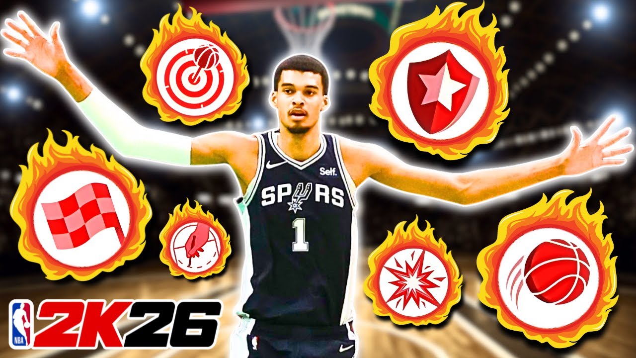 КАЖДЫЙ ЗАХВАТ НА 7'4 СТРОИТЕЛЬСТВЕ УЭМБИ В NBA 2K26! (OP)