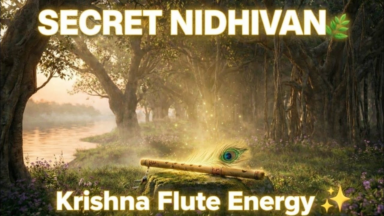 Secret Nidhivan Garden Melodies 🌿 Krishna Flute for Positive Energy & Morning Zen