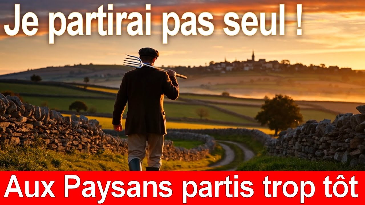 Je partirai pas seul ! Chanson engag&eacute;e pour l'avenir de l'agriculture fran&ccedil;aise.