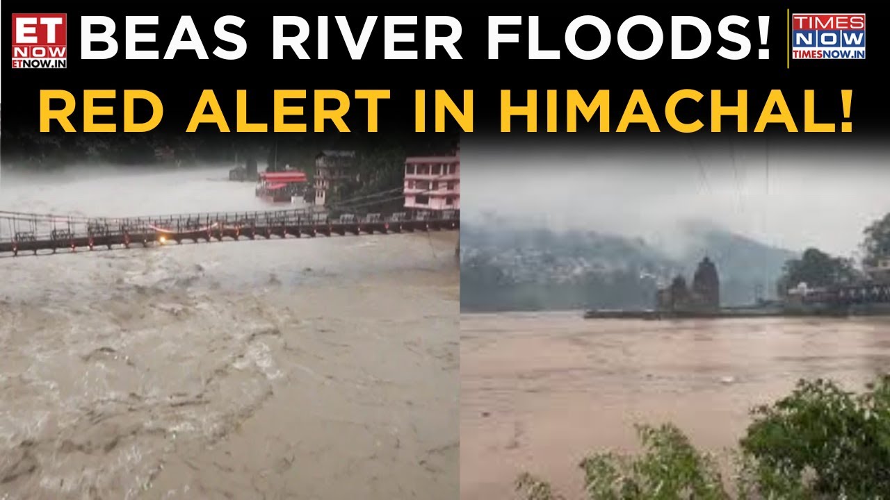 Severe Flooding in Beas River | Himachal Pradesh on Red Alert After Torrential Rain! Top News