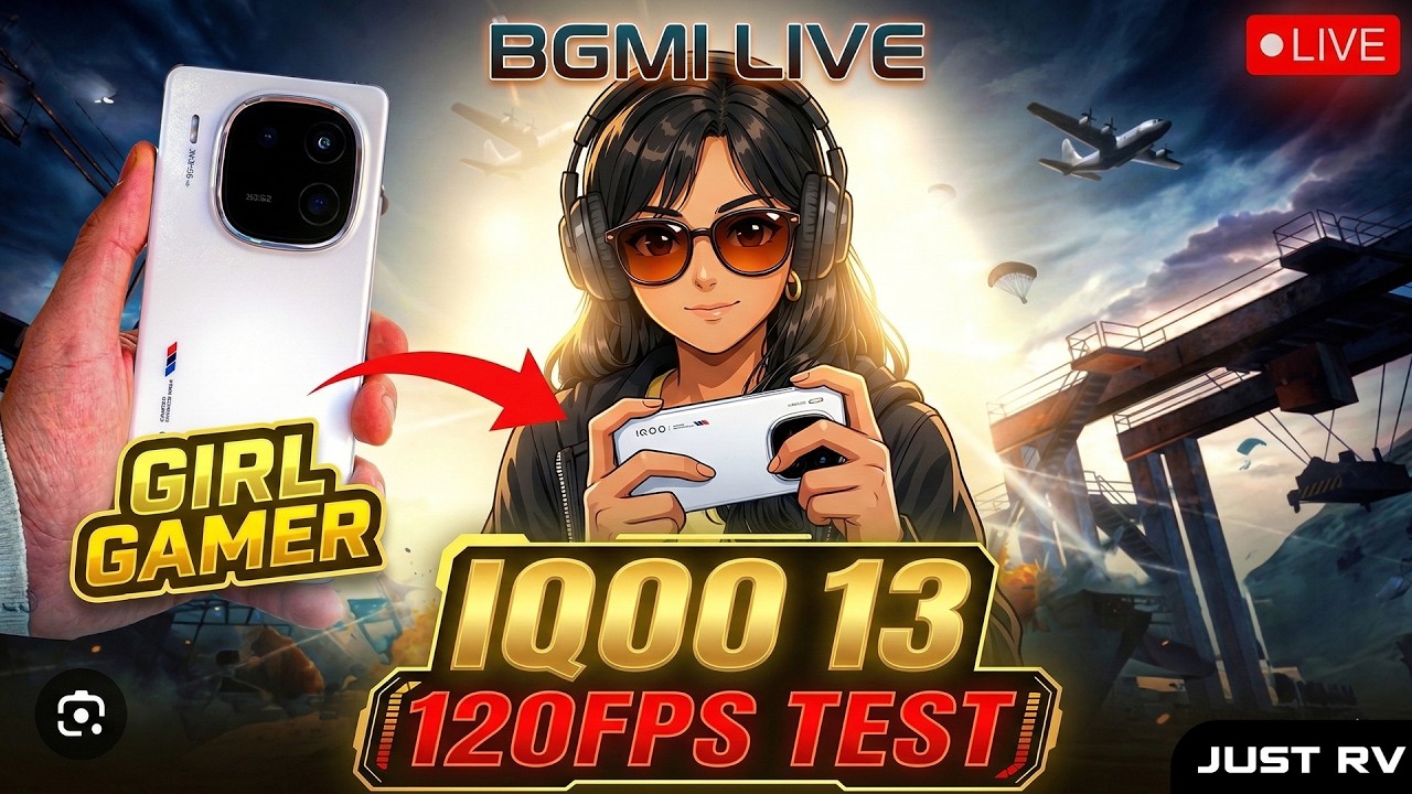 🔴 IQOO 13 BGMI Live | Tamil Girl Gamer | Chill & Fun Night | Just RV #bgmi #shortslive