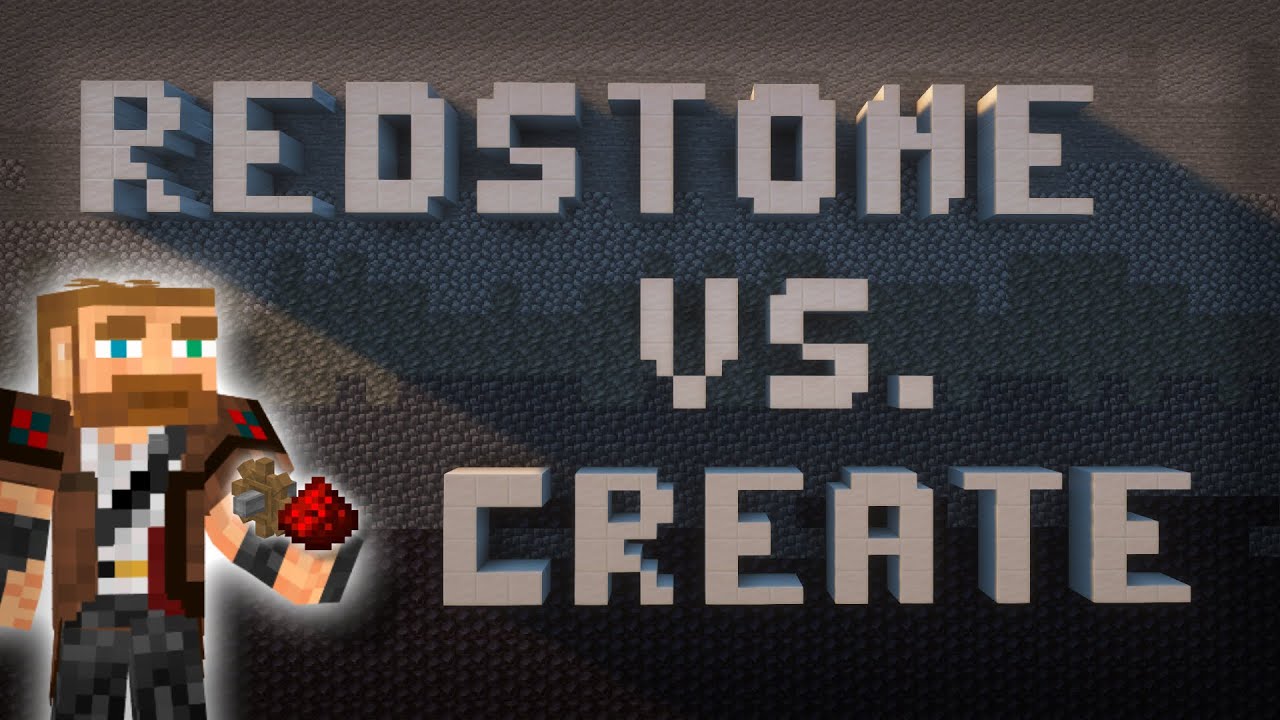 I compared Redstone and Create contraptions... Which is better?