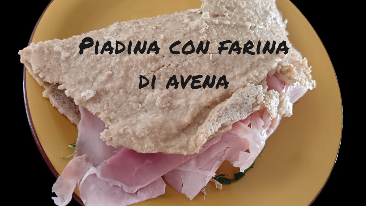 piadina light con farina di avena #piadina #avena #dieta