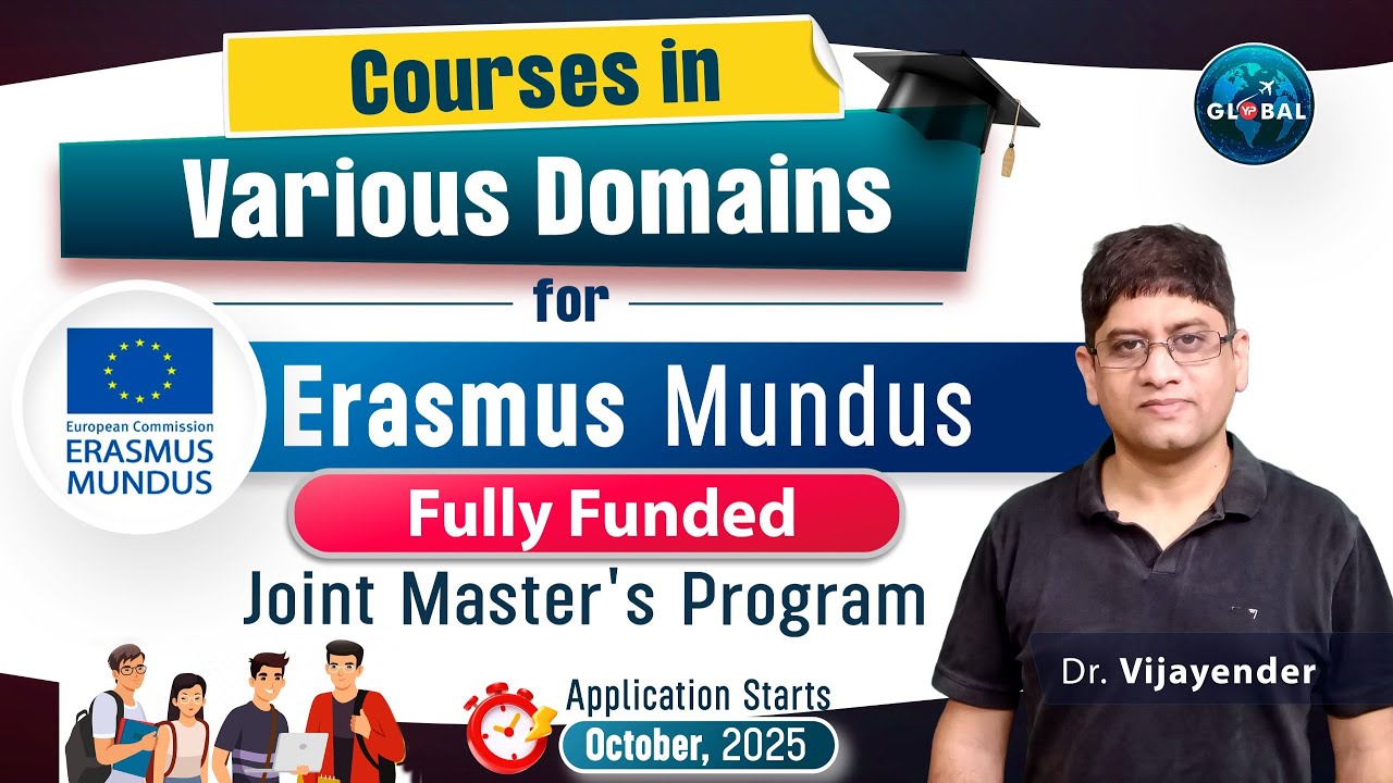 Erasmus Mundus 2025 | Fully Funded Joint Master&rsquo;s Programs in Various Domains | Mechanical Engineer