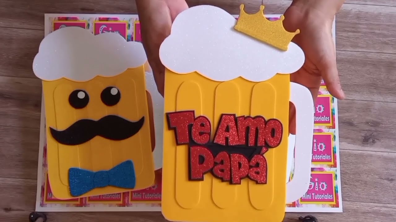como hacer una caja en forma de tarro de cerveza #diy #tutorial