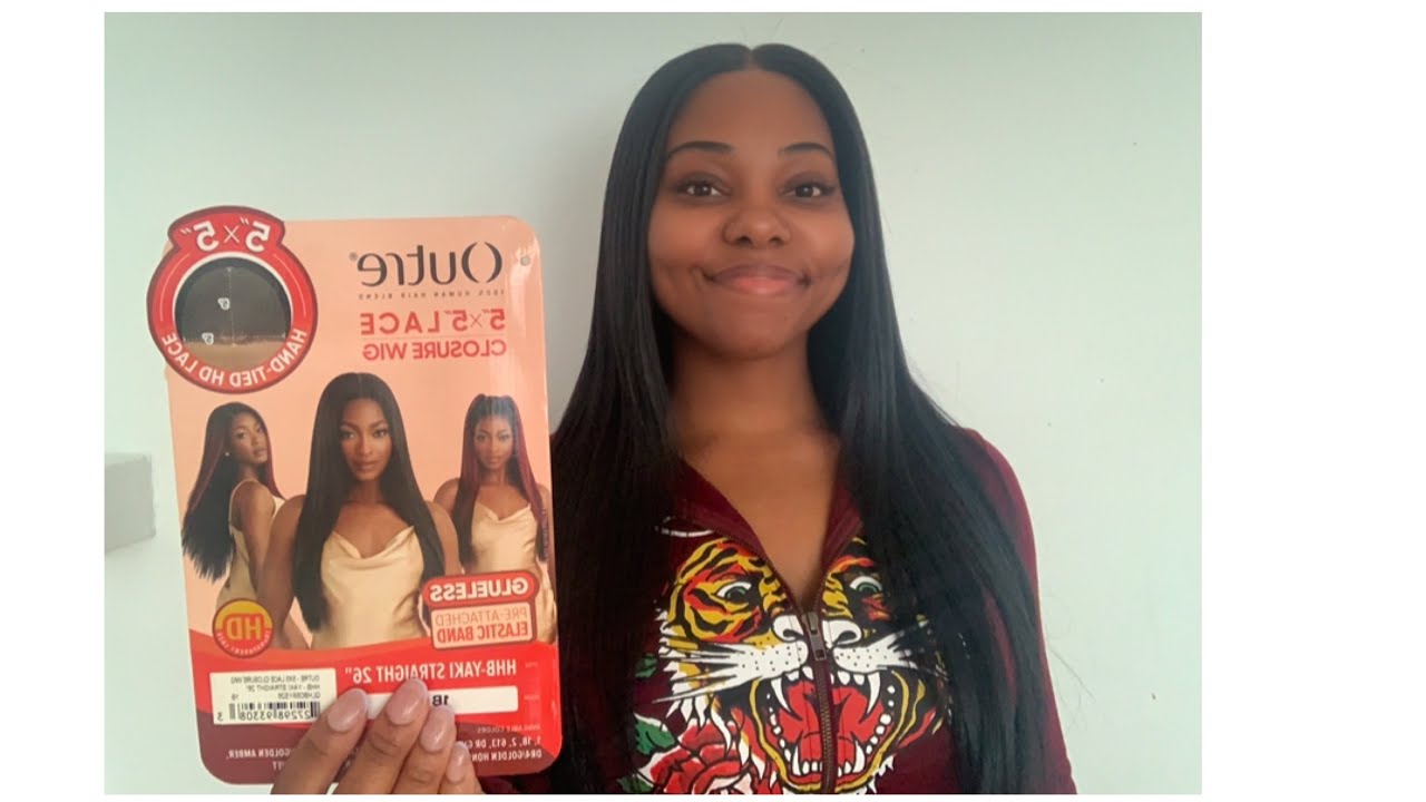 Outre 5X5 Lace Front Closure Wig |Yaki Straight 26”| HD Lace | Summer Wig ☀️