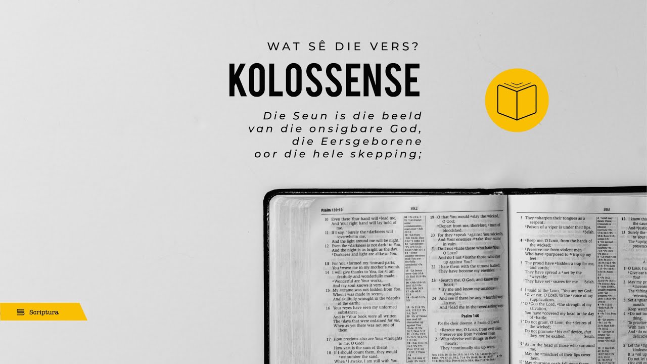 Wat sê vers:   Kolossense 1:15