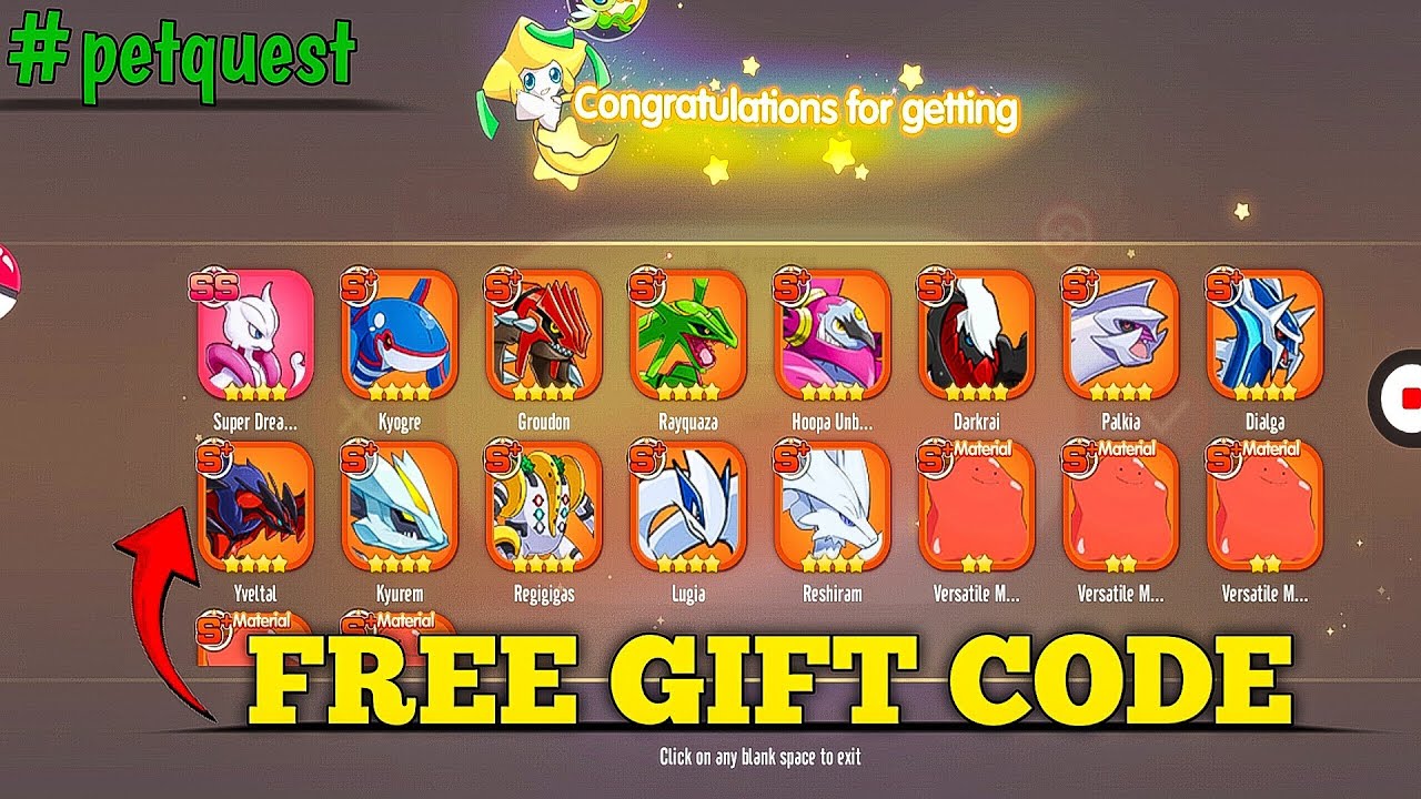 FREE GIFT CODE FOR PET QUEST 🎁 | PET QUEST ARE UPDATED 😍