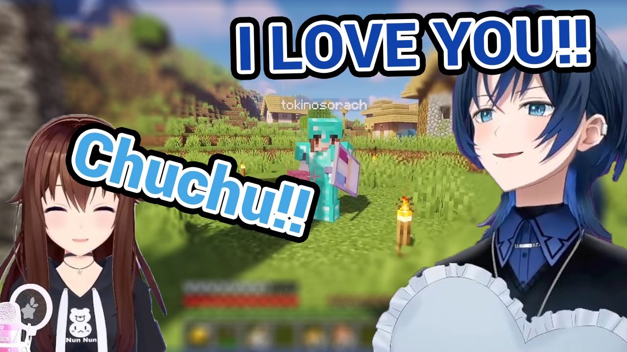 Ao Just Met Sora and She just Confess Her Love Right Away to Sora in Minecraft!!!