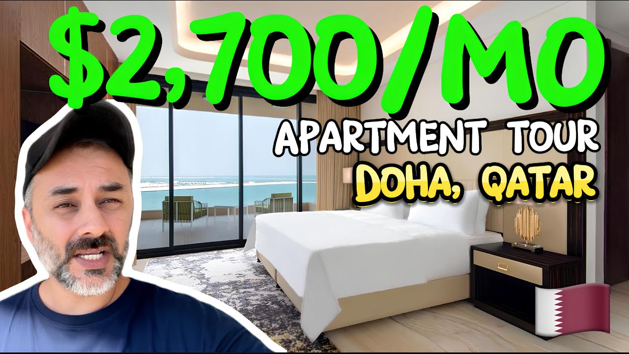 $2,700 Luxurious 1BR Serviced Apartment at Agora Doha | Qatar Real Estate 🇶🇦