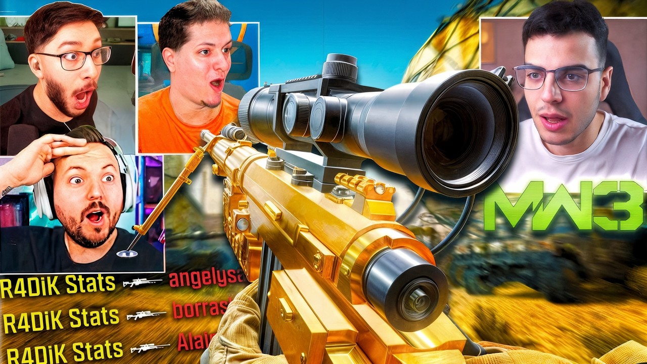 Matando Streamers a Sniper en un Torneo de MW3