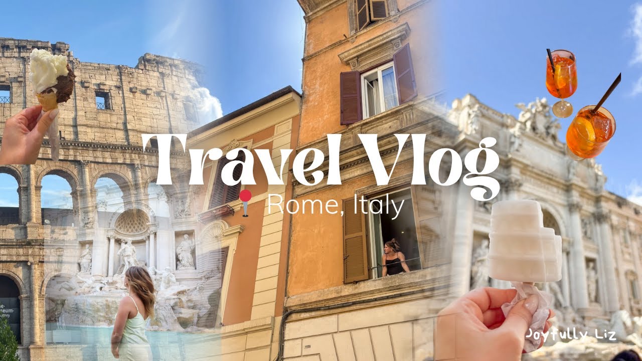 Travel Vlog | Let's Explore Rome 🇮🇹