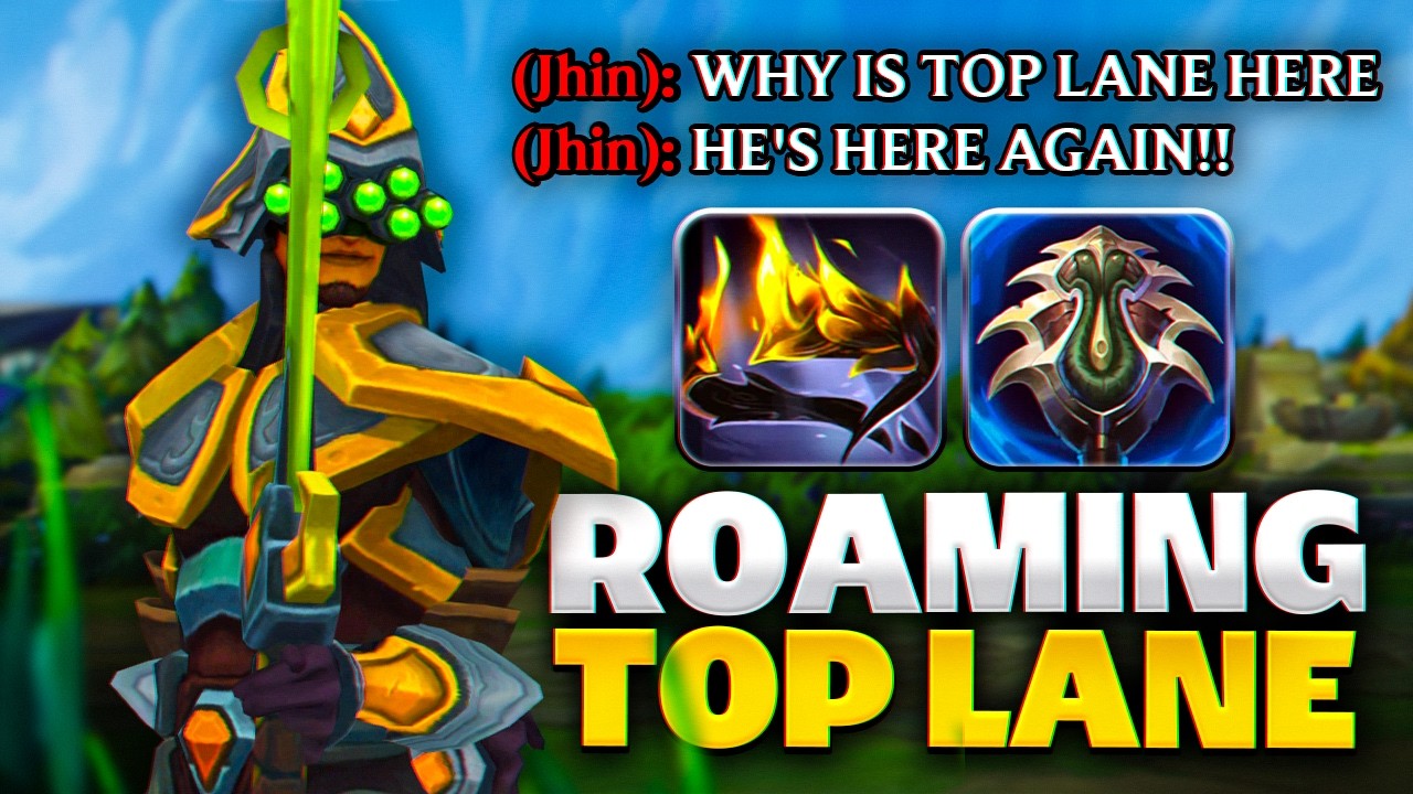 WHEN TOP LANE MASTER YI GANKS MORE THAN THE JUNGLER
