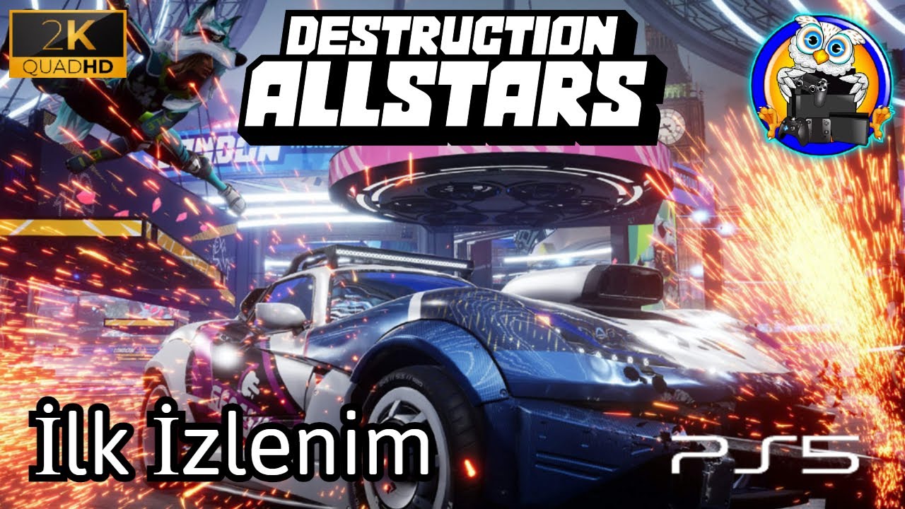 Destruction AllStars Türkçe Altyazılı İlk İzlenim Ps5 Özel Oyunu