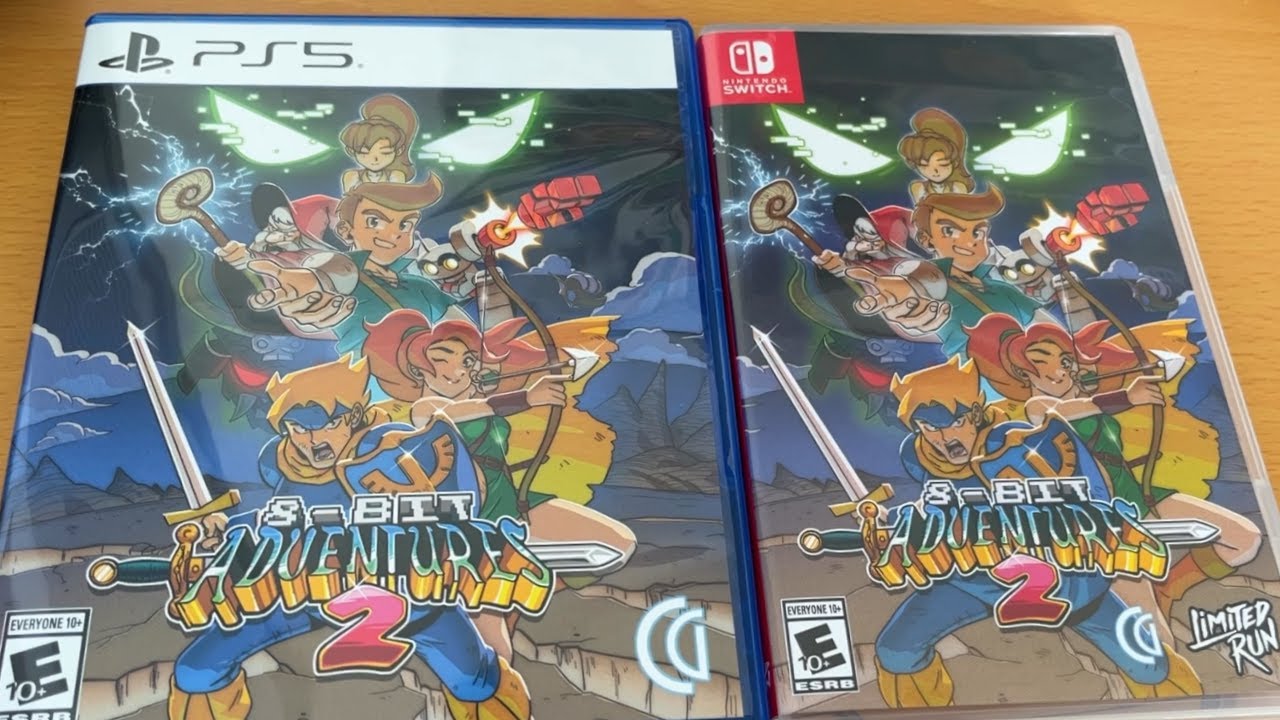 Unboxing My Own Game! 8-Bit Adventures 2 (Switch + PS5)