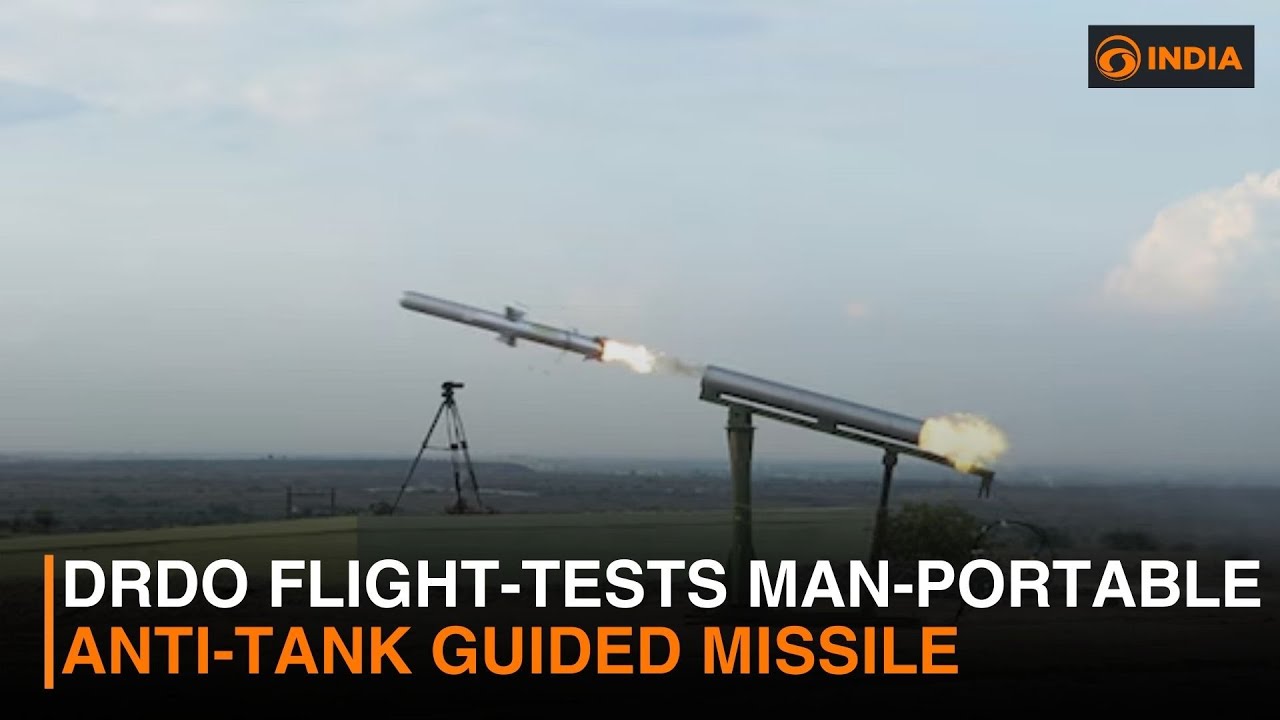 DRDO flight-tests man-portable anti-tank guided missile