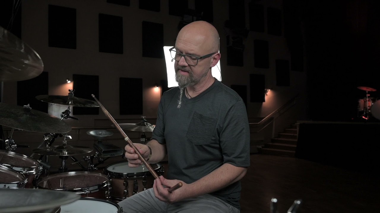 Sticks and Drumheads at OPEN MINDED DRUMMING video shoot 2020