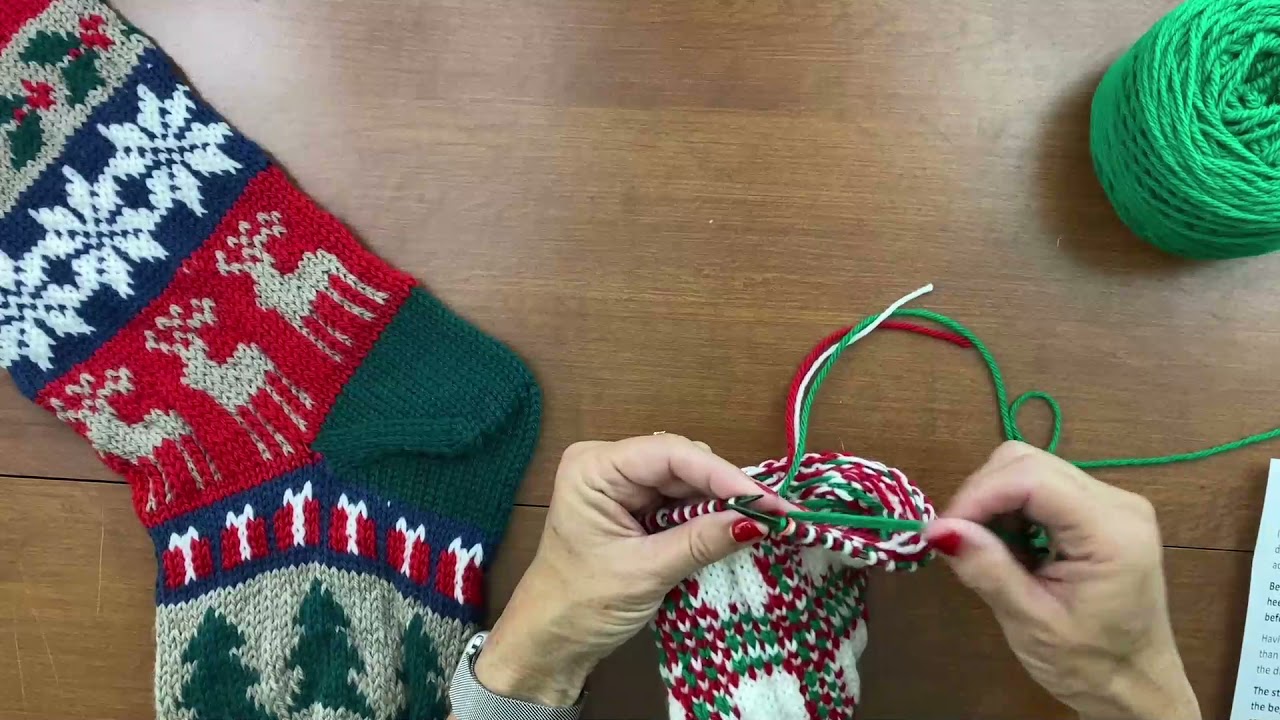 Запоздалая мысль о каблуке на рождественском чулке