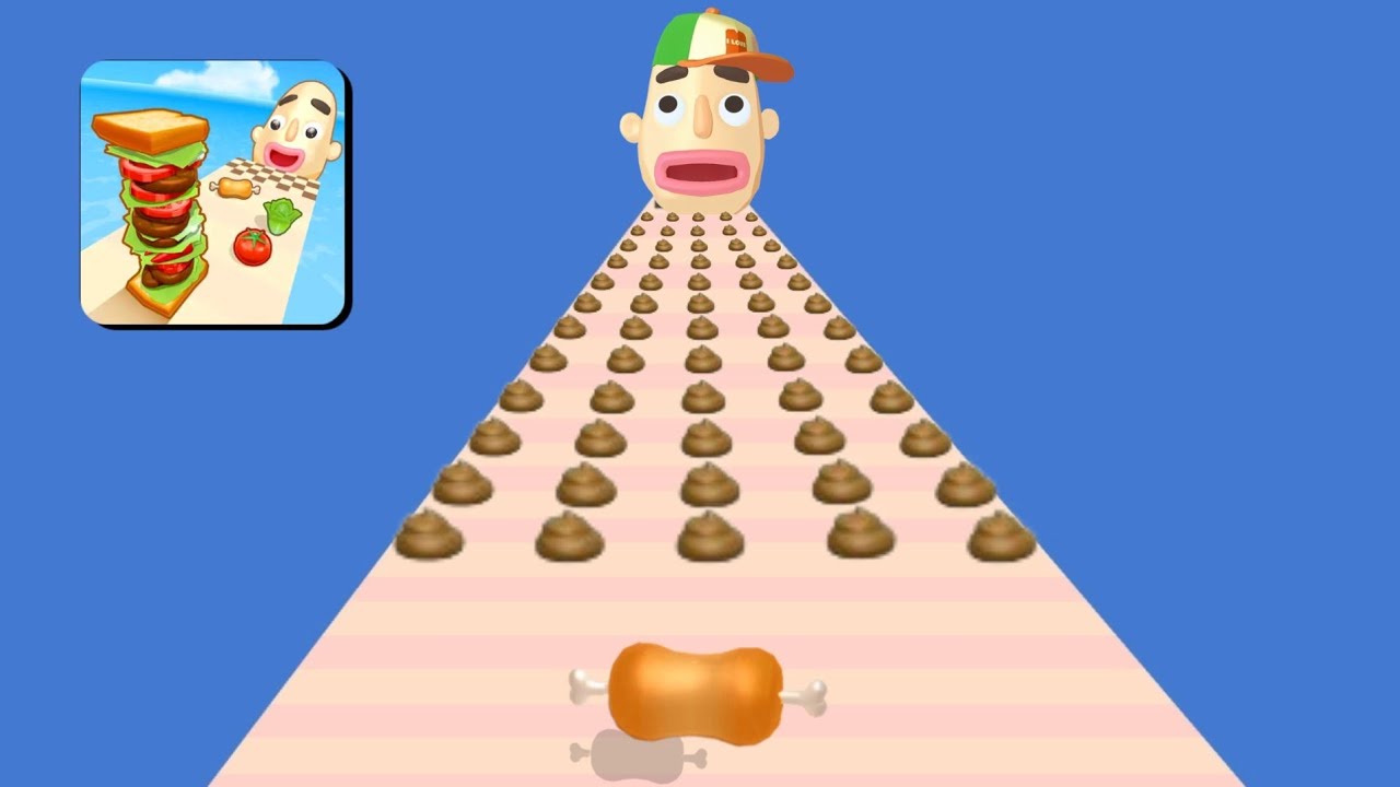 Sandwich Runner 🆚 Save Balls Max All Levels Gameplay Walkthrough (iOS Android) 2048 Gameplay.