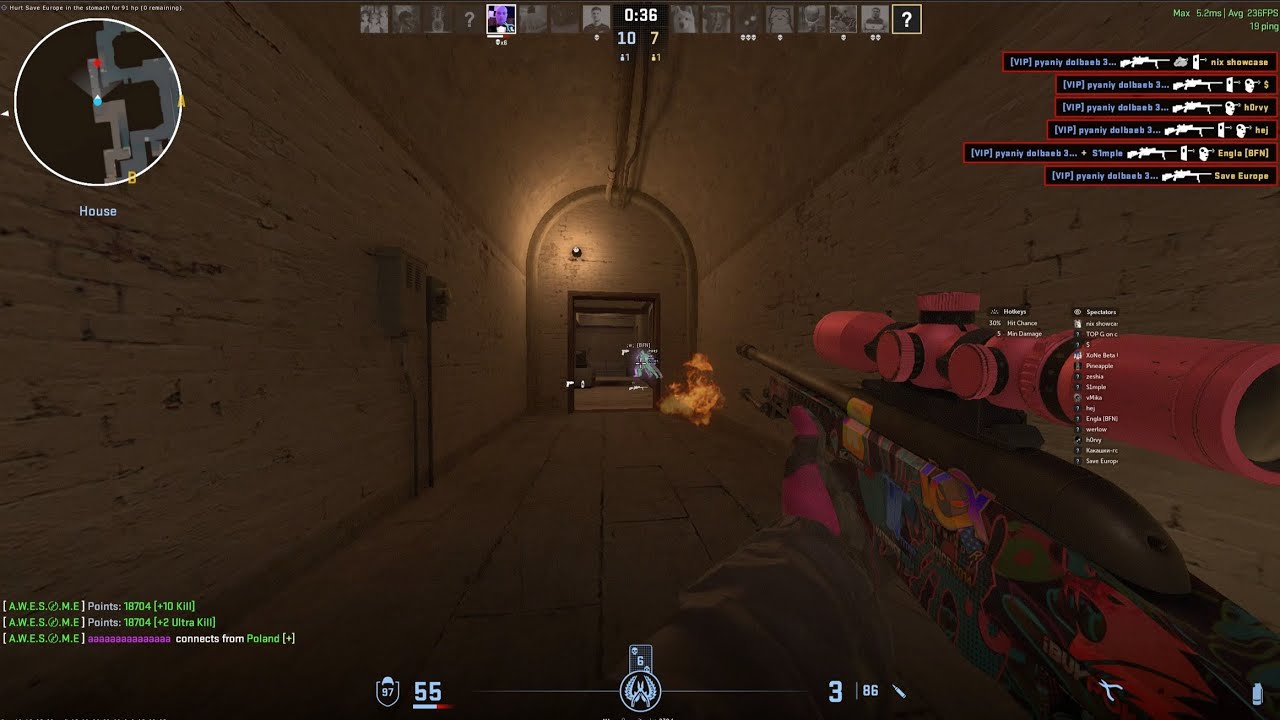 #cs2 punishing bad cheaters with neverlose.cc