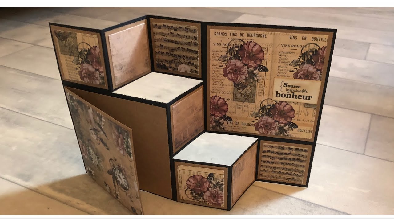 TUTO CARTE ESCALIER FACILE ET RAPIDE