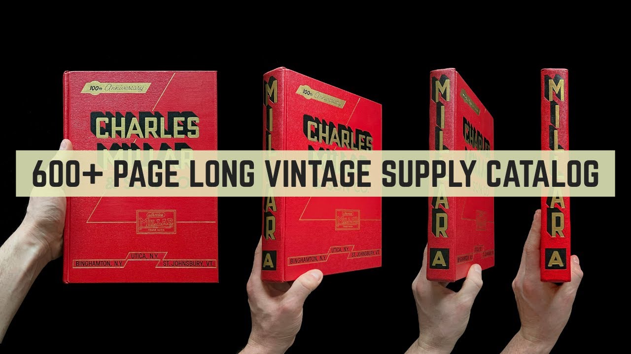 600 Page Long Vintage Supply Catalog Loaded with Thousands of Tools, Hardware and Supplies