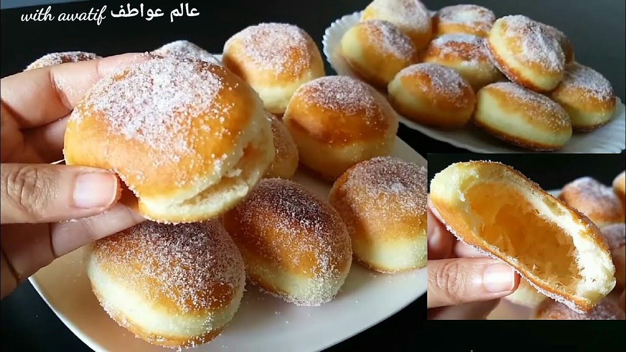 ب2 كؤوس دقيق بدون بيض حضري فطائر الريشة الذهبية في المقلاة رائعة مشرباش الزيت نهائيا/ بنيي ناجج🖒