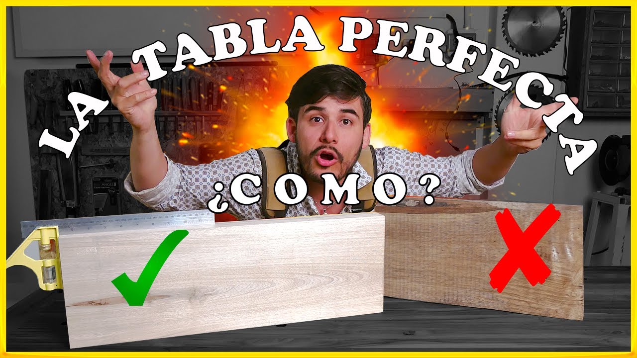 👉 Cómo usar el  CEPILLO y la CANTEADORA🤯, haz la tabla 🎊PERFeCTA🎉 guía DEFINITIVA 2023