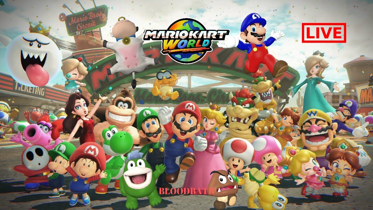 A Mario Kart World Group Photo | Mario Kart World (BB's Livestream)