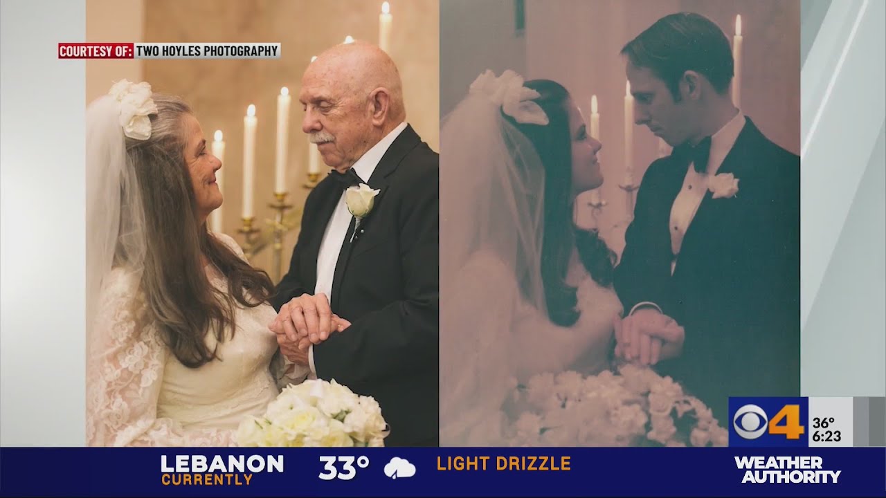 Iowa couple recreates wedding photos