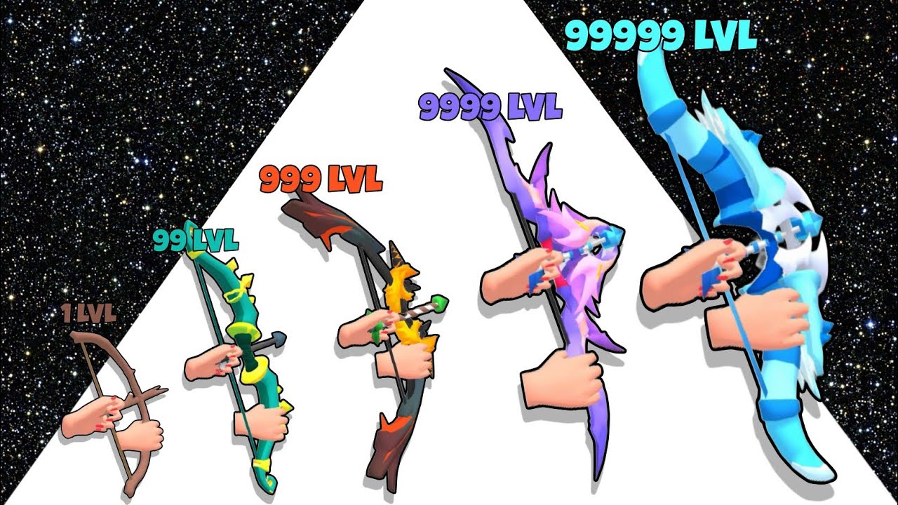 Level Up Arrow In Bow Smash: Archery King Game