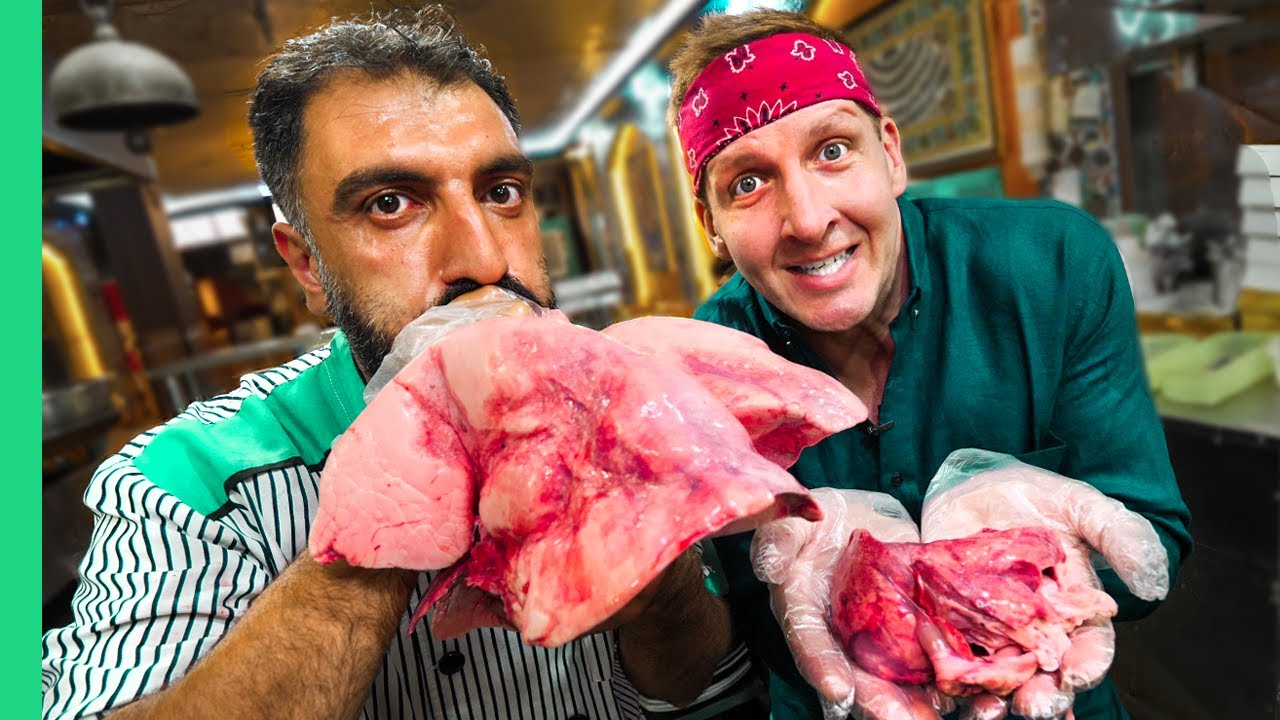 EXOTIC Iranian Food!!! The Most Unique Food of Isfahan City!! (Do They Really Eat That???)
