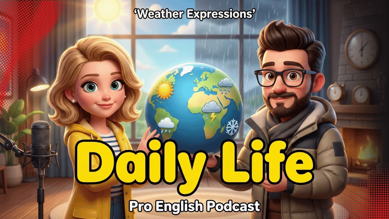 Weather Expressions ⛈️  Small Talk  English Pro Podcast