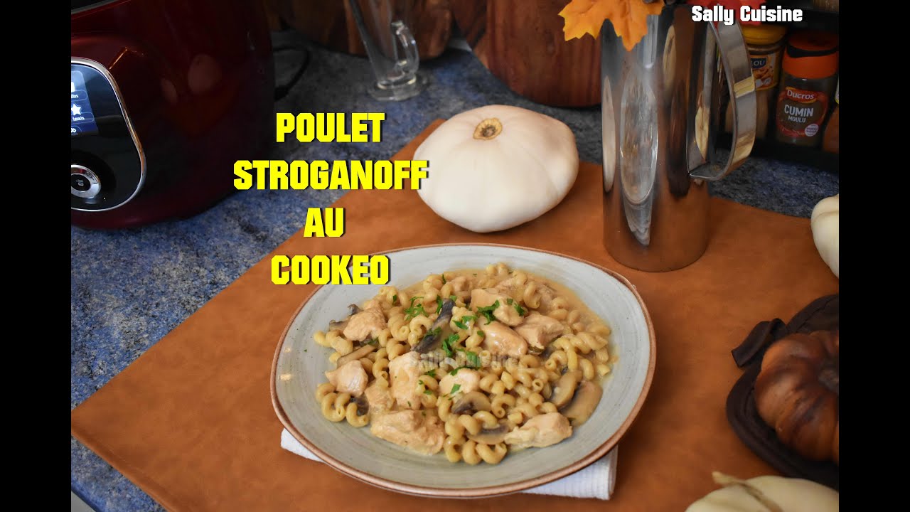 POULET STROGANOFF AU COOKEO | SALLY CUISINE {&Eacute;pisode 162}