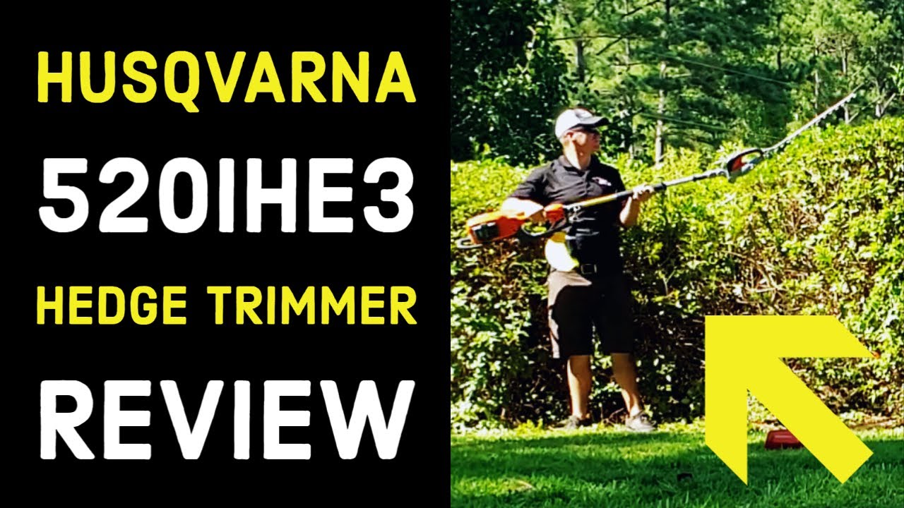 Husqvarna 520iHE3 Hedge Trimmer Review | Husqvarna vs EGO | Electric Lawn Service