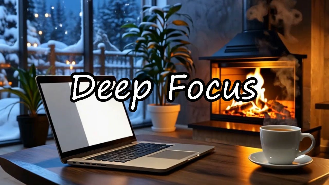Deep Focus Music 🔥 Fireplace Chillout Beats for Intense Work & Study Flow
