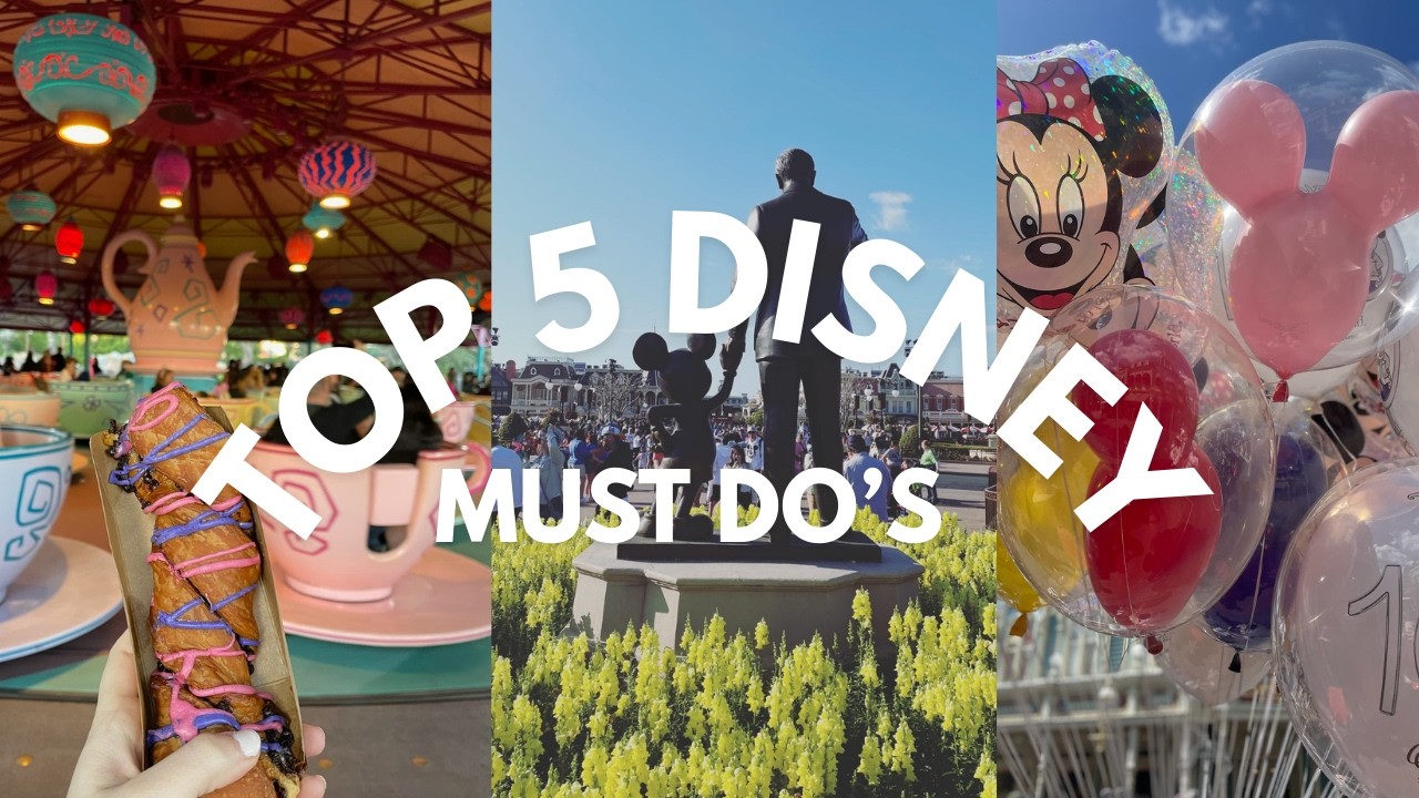 Top 5 Disney MUST DO'S on your next adventure!