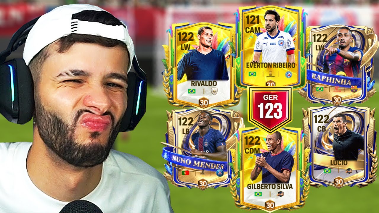 RAFÃO MONTANDO TIME 123 DE GERAL NO FC MOBILE!