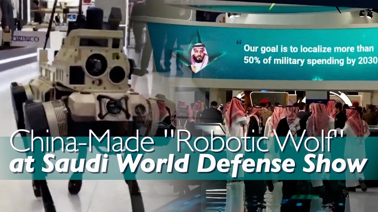 China's 'Robotic Wolf' showcases AI defense innovations at Saudi-held World Defense Show 2026 