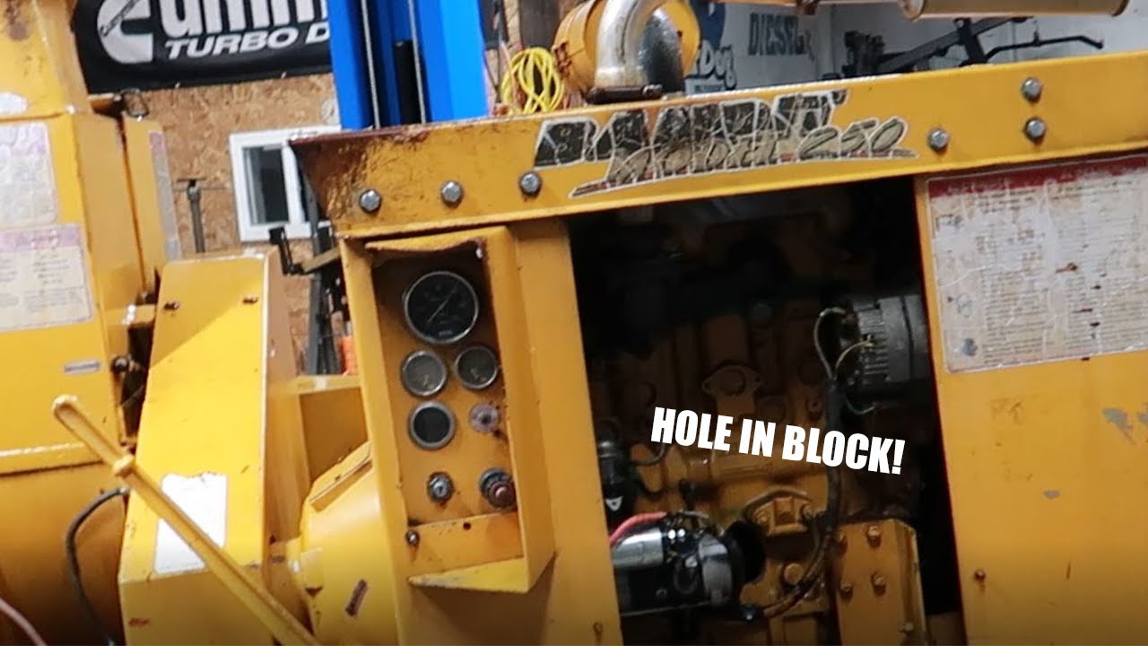 Wood Chipper Engine Swap!?
