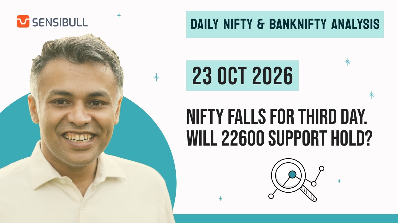 NIFTY & BANK NIFTY Analysis for Tomorrow | Stock Market Outlook | 23 October 2026, Friday