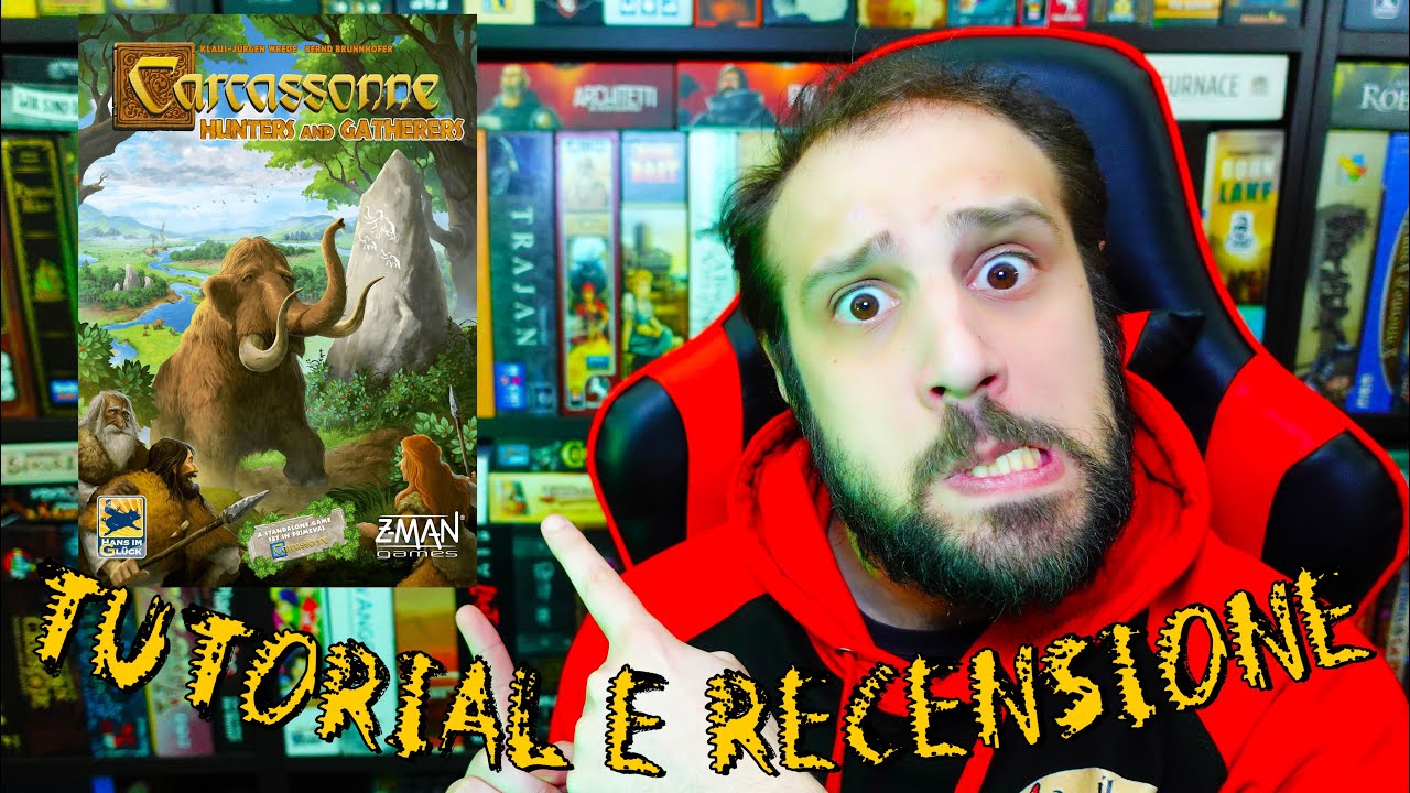 Tutorial e Recensione Carcassonne: Raccoglitori e Cacciatori - Menhir, Caccia e Pesca!