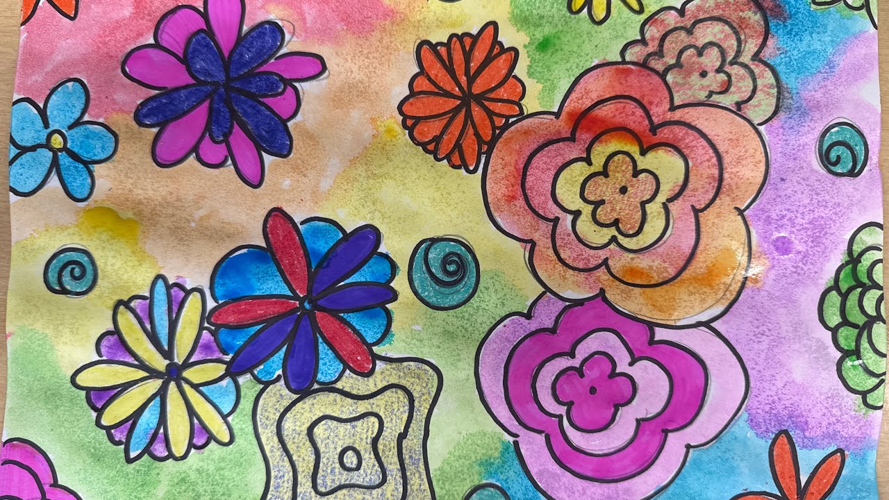 Radial Flowers 2